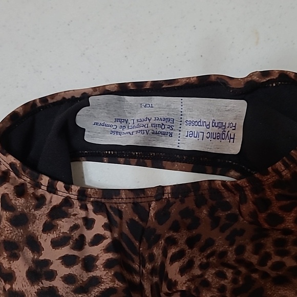 NWT Time & Tru animal print swimsuit size Medium (8-10) - Picture 7 of 7